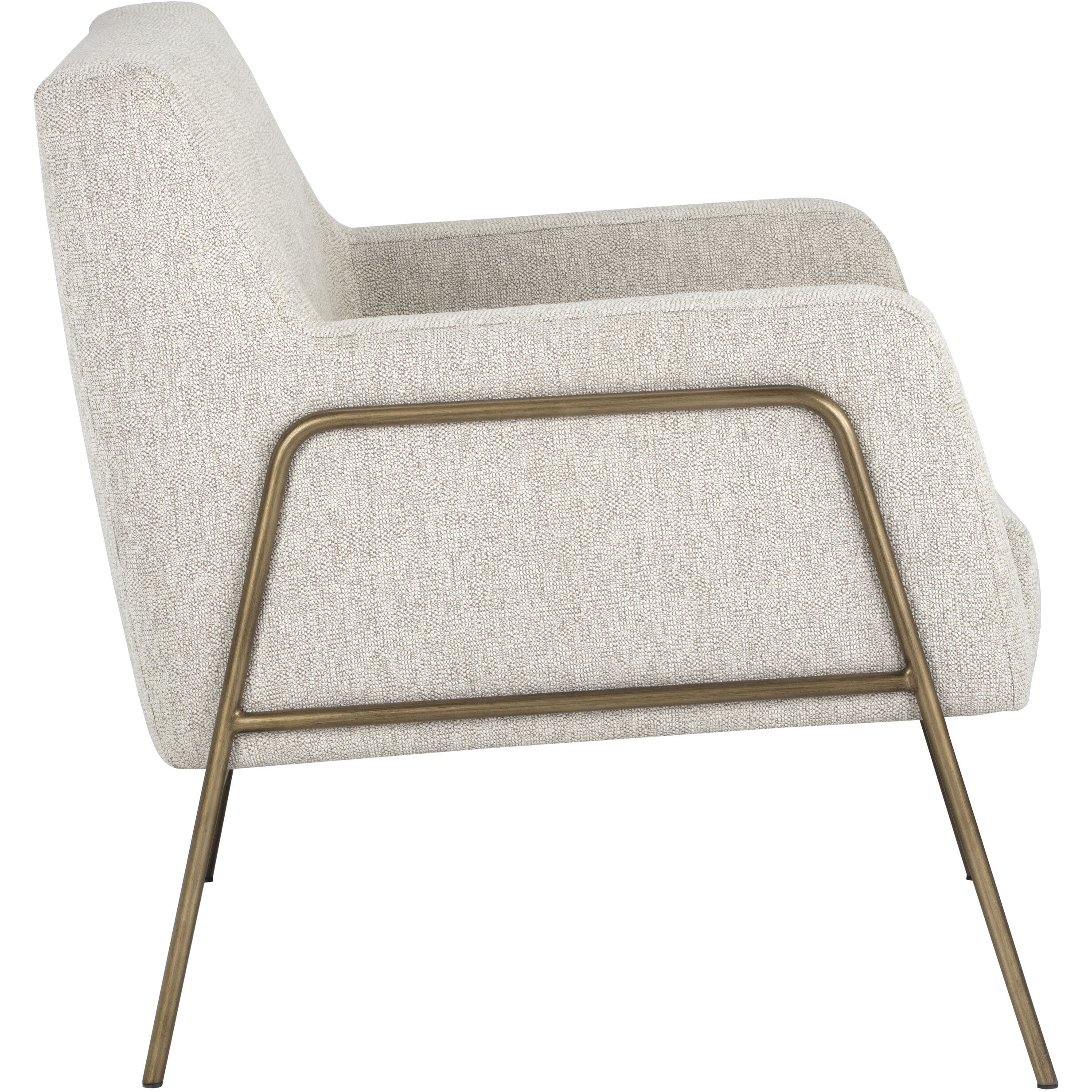 Cybil Dove Cream Lounge Chair